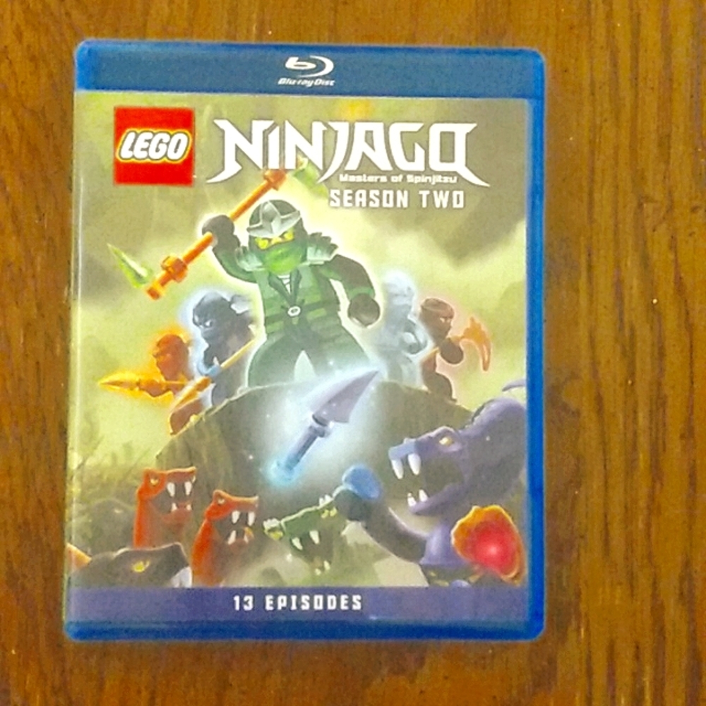 NINJAGO "Masters of Spinjitzu" Season Two BLU RAY DVD 13 episodes